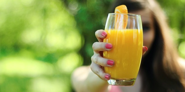 Orange Juice and Liposomal Vitamin C